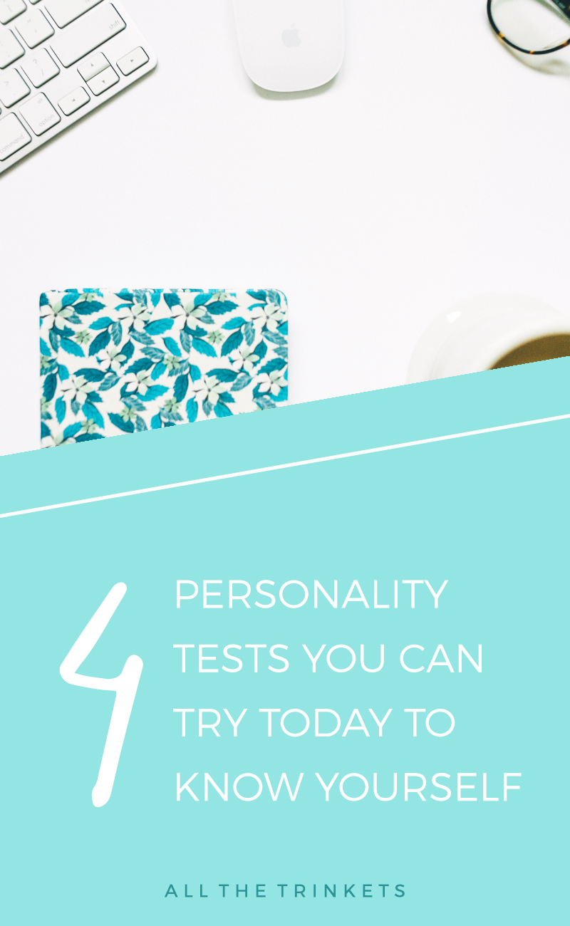 4 Personality Tests You Can Try Today | Know yourself, self-improvement, personal growth