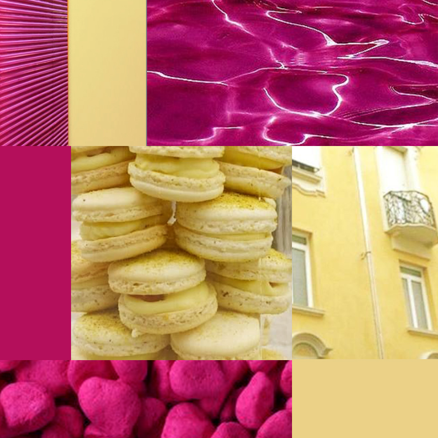 magenta and canary yellow - 5 color pairs I'm loving right now