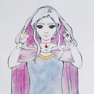 The Sorceress Drawing - Plethoric Thoughts